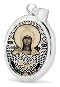 Маленькая иконка Виктория Кордубская святая мученица