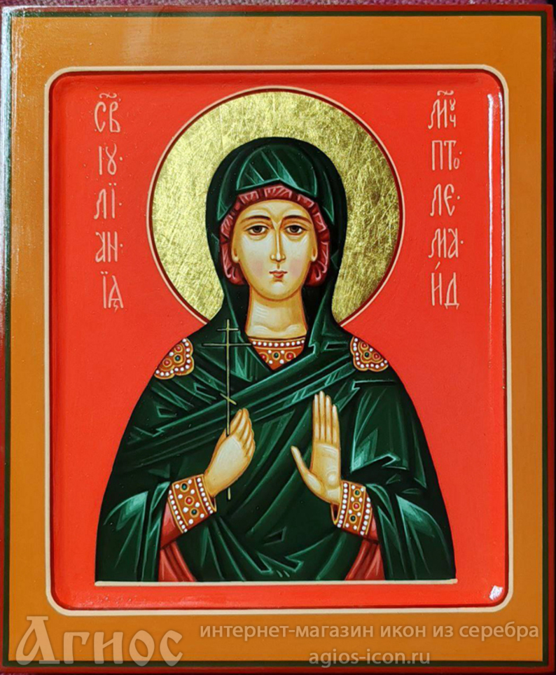 Рукописная икона мученицы Иулиании Птолемаидской, фото 1