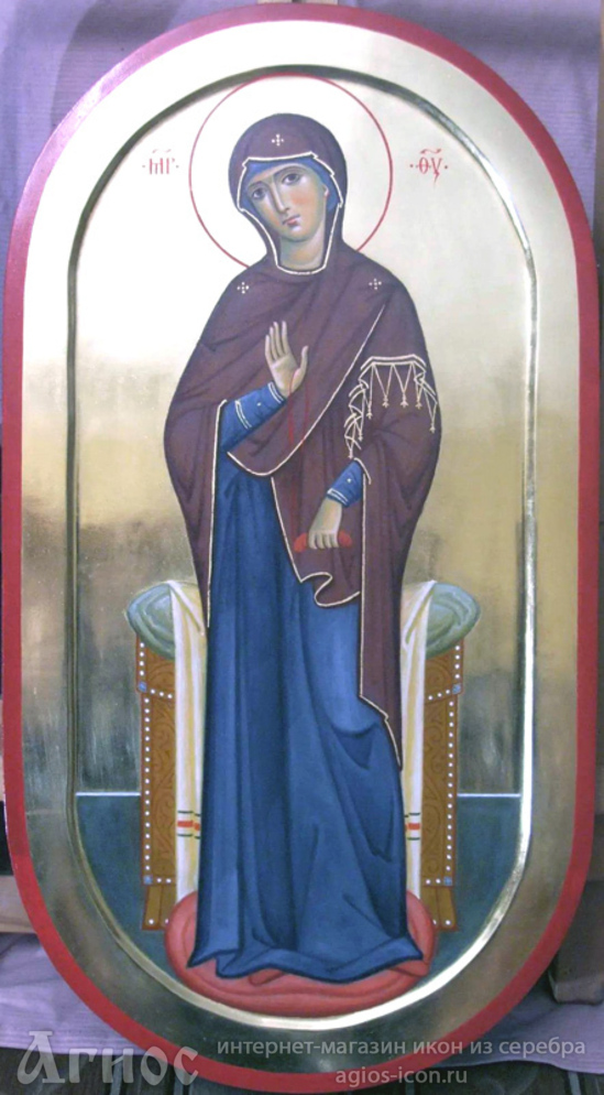 Рукописная икона Пресвятой Богородицы, фото 1