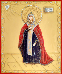 Рукописная икона преподобной Евпраксии Тавенской, Старшей